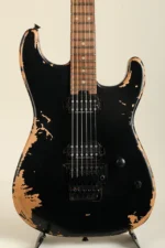 Charvel Pro-Mod Relic San Dimas Style 1 HH FR PF  Weathered Black - Image 2