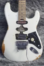 EVH Frankenstein Relic Series Maple Fingerboard White