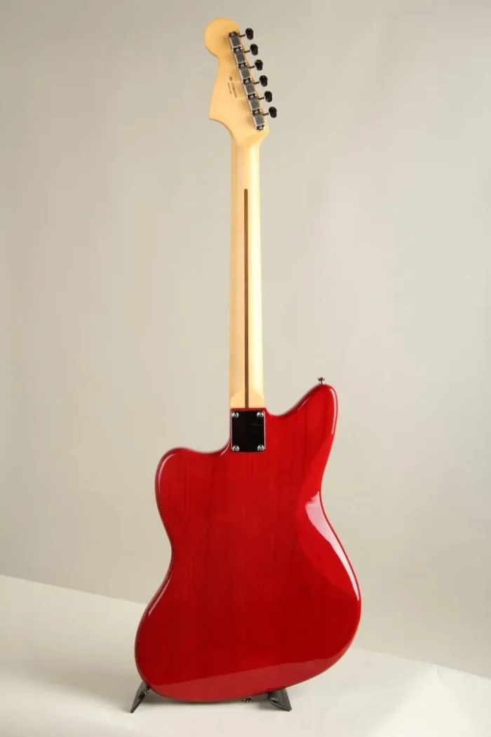Fender 2024 Collection Made in Japan Hybrid II Jazzmaster Flame Sunset Orange Transparent - Image 3