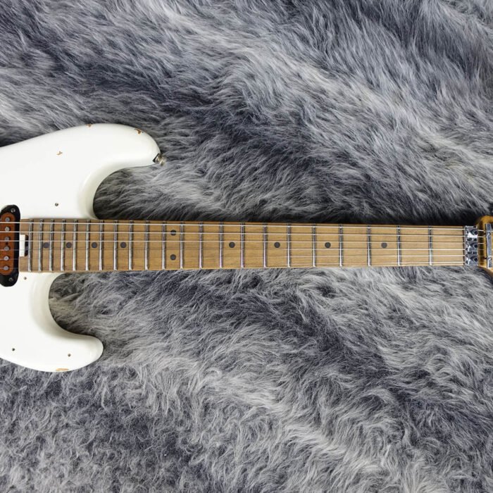 EVH Frankenstein Relic Series Maple Fingerboard White - Image 7