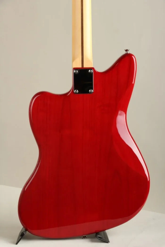 Fender 2024 Collection Made in Japan Hybrid II Jazzmaster Flame Sunset Orange Transparent - Image 8