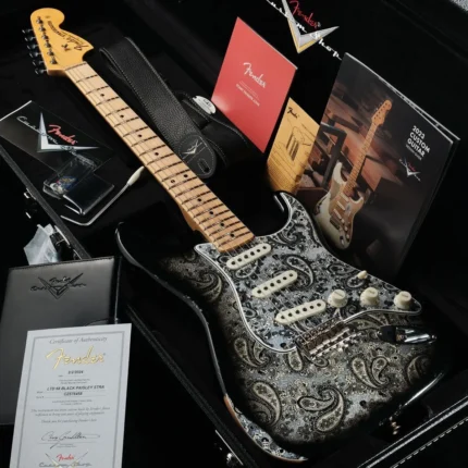 Fender Custom Shop Limited Edition 1968 Paisley Stratocaster Relic Black Paisley
