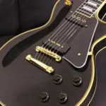 Gibson Custom Shop 1954 Les Paul Custom Staple Pickup Reissue VOS Ebony SN. 4 5117 - Image 6