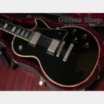 Gibson Custom Shop [Explanation and demo video] 2001 1968 Les Paul Custom Aged Hardware Ebony - Image 4
