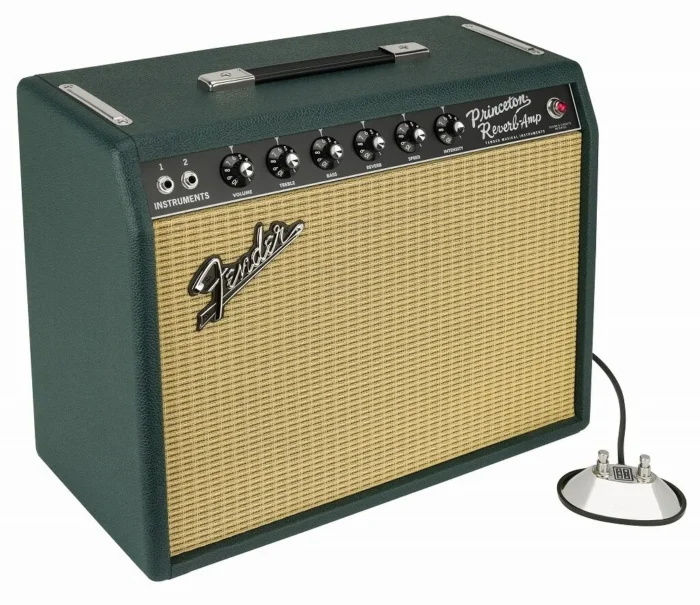 Fender FSR '65 Princeton Reverb G1265 Brit Green Factory Special Run - Image 3