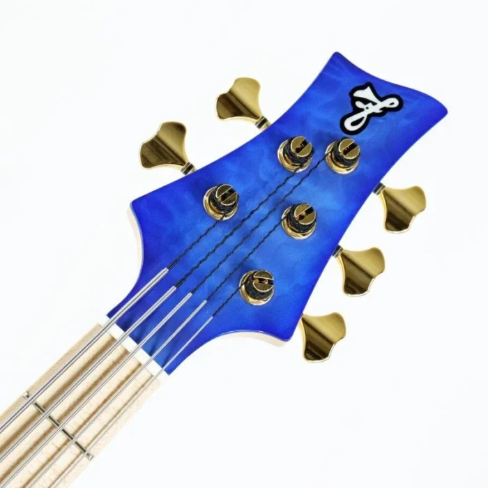 F-bass BN5QM-TL [Quilted Maple Top] (Transparent Blue) - Image 6