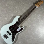 Fender Made in Japan Traditional 60s Jazz Bass Rosewood Fingerboard Olympic White Electric Bass Jazz Bass - Image 2