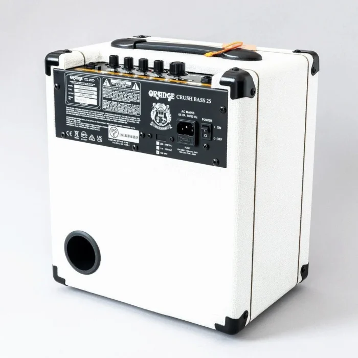 ORANGE Crush Bass 25 White Orange Bass Amplifier - Image 3