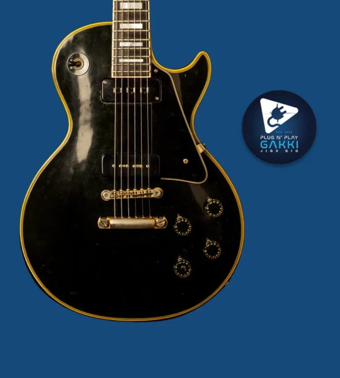Gibson Custom Shop 1954 Les Paul Custom Staple Pickup Reissue VOS Ebony SN. 4 5117 - Image 2