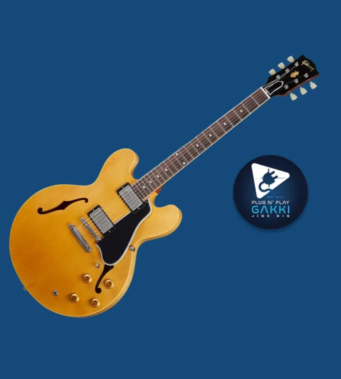Gibson Custom Shop Murphy Lab 1959 ES-335 Reissue Ultra Light Aged Vintage Natural LIMITED Stinger Head Back 2022 - Image 1