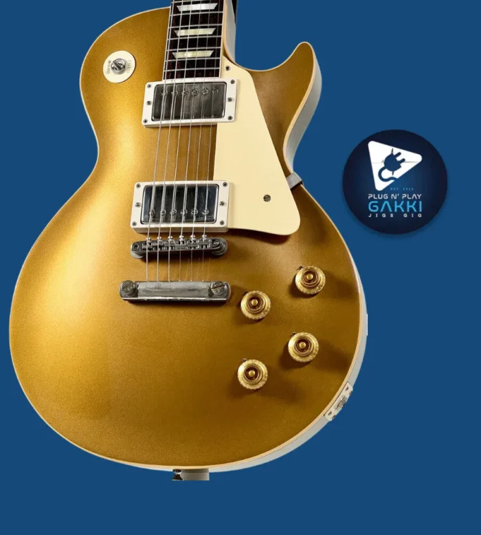 Gibson Custom Shop 1957 Les Paul Goldtop Darkback Reissue VOS -Double Gold - Image 2