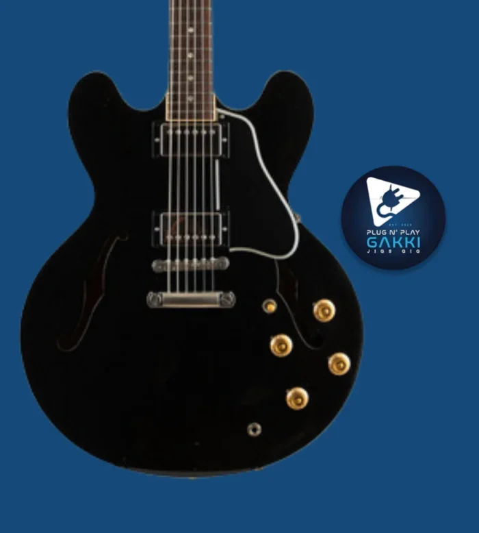 Gibson Memphis ES-335 Dot Ebony 2005 - Image 2