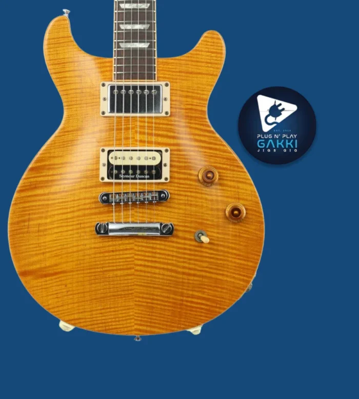 Gibson Les Paul Standard Double Cutaway Plus 1998 Trans Amber - Image 2