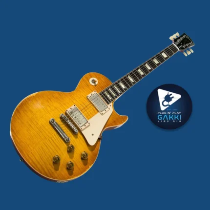 Gibson Custom Shop Hand Select 1P-Mahogany Historic Collection 1959 Les Paul Reissue Heavy Aged Double Dirty Lemon 2014