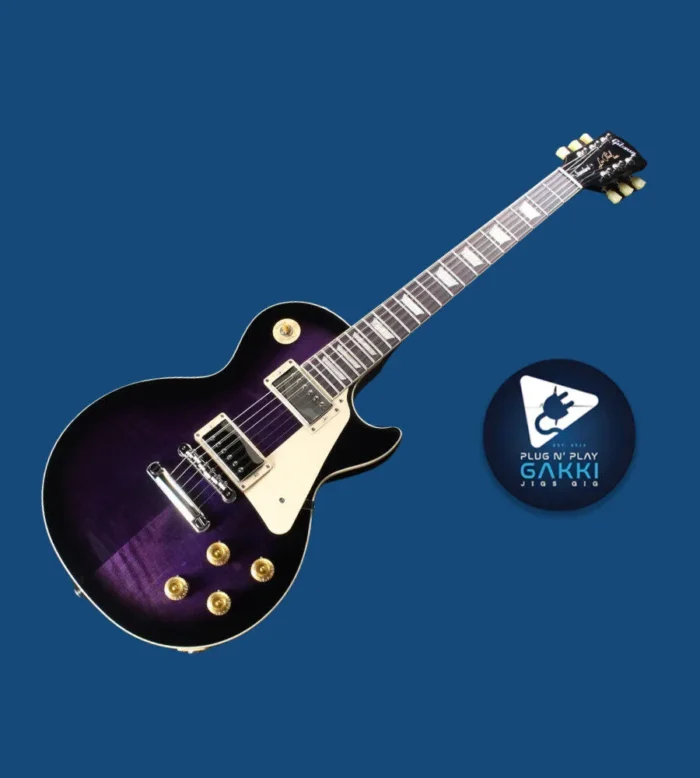 Gibson Les Paul Standard 50s Figured Top (Dark Purple Burst) - Image 1