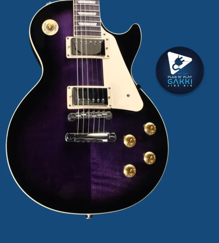 Gibson Les Paul Standard 50s Figured Top (Dark Purple Burst) - Image 2