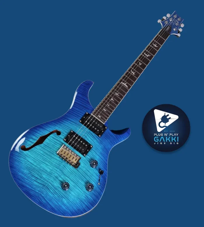Paul Reed Smith (PRS) SE Custom24 Semi-Hollow Piezo Lake Blue - Image 1