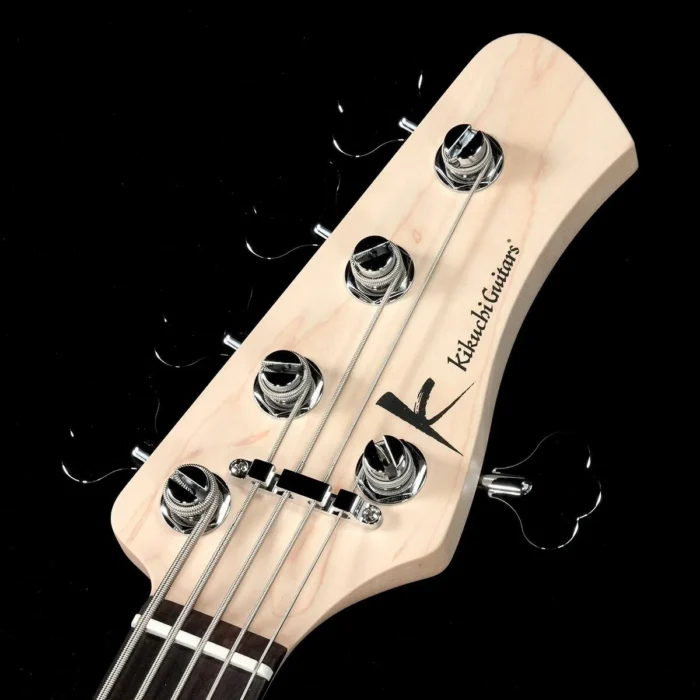 Kikuchi Guitars Hermes Series RV5 Ash Trans Black - Image 5