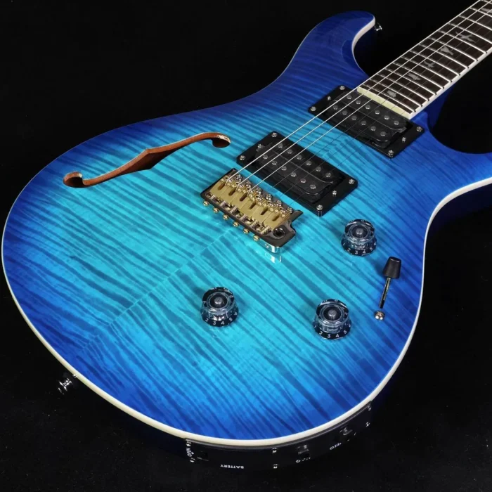 Paul Reed Smith (PRS) SE Custom24 Semi-Hollow Piezo Lake Blue - Image 6