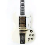 Gibson Custom Shop 1963 Les Paul SG Custom Reissue w/ Maestro Vibrola (Classic White) - Image 10