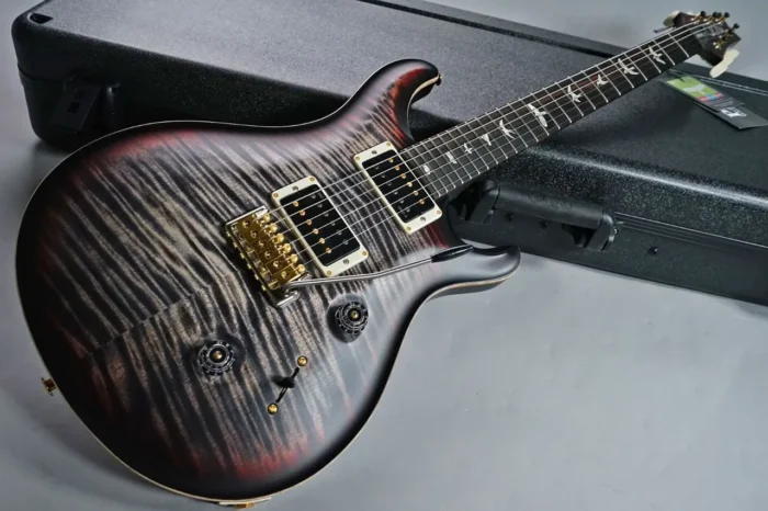 Paul Reed Smith (PRS) CUSTOM 24 10-Top Charcoal Tri-Color Burst/Satin [2025 model/custom order] - Image 3