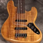 Fender ISHIBASHI FSR MIJ Hybrid II Jazz Bass V Koa Top Alder Back Natural Fender [5-string] - Image 6