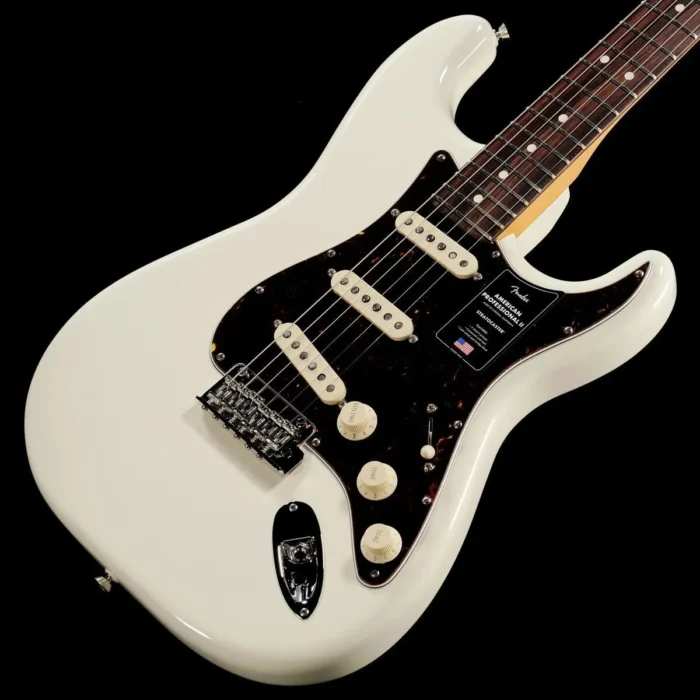 Fender American Professional II Stratocaster Rosewood (Olympic White) - Image 1