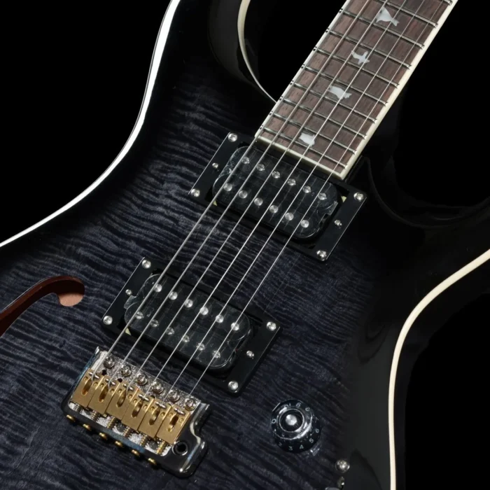 PRS SE Custom 24 Semi-Hollow Piezo (Charcoal Burst) - Image 10