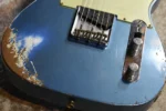 Fender Custom Shop 1961 Telecaster Heavy Relic Aged (Lake Placid Blue) CZ586413  [jet black FB] - Image 10