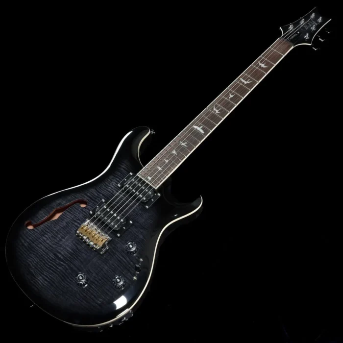 PRS SE Custom 24 Semi-Hollow Piezo (Charcoal Burst) - Image 4