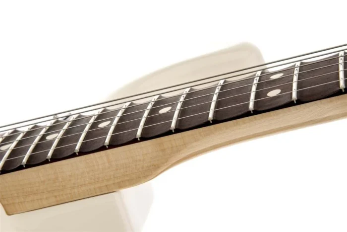 Fender Ritchie Blackmore Stratocaster Scalloped Rose Wood fretboard (Olympic White) - Image 9