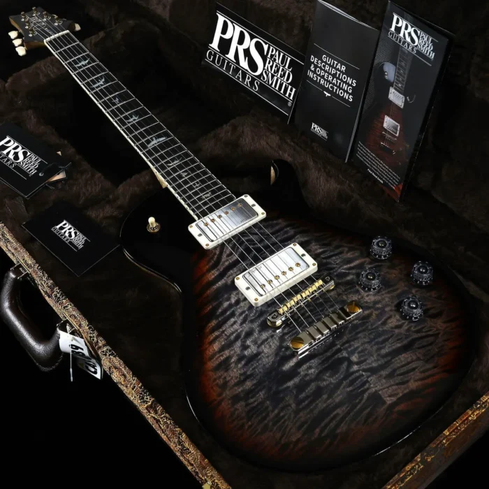 PRS 2025 Wood Library McCarty 594 Singlecut (Charcoal Tri-Color Wrap Burst) - Image 1