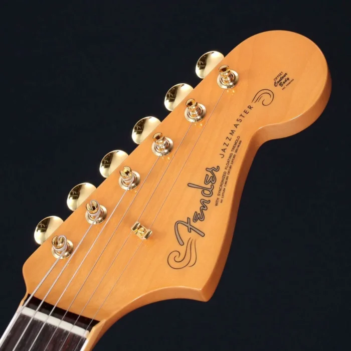 Fender Jazzmaster ISHIBASHI FSR MIJ Traditional 60S Alder Body Desert Sand Gold Hardware (White) - Image 8