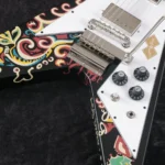 Epiphone Flying V Ebony by Gibson custom Jimi Hendrix (Love Drops) - Image 11