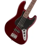 Fender Player II Jazz Bass (Oxblood) with Roasted Maple Neck, Rosewood FB and with Seymour Duncan set