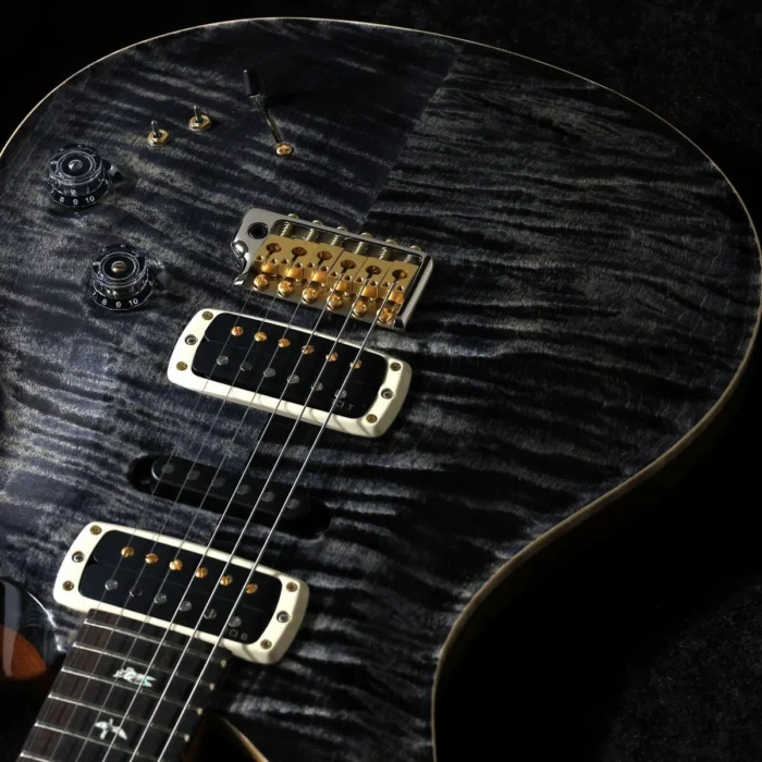 PRS 2025 Modern Eagle V 10Top Pattern Neck (Charcoal) - Image 11