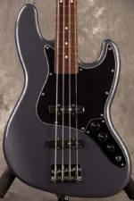 Fender FSR Collection Hybrid II Jazz Bass (Charcoal Frost Metallic) with Matching Head - Image 6