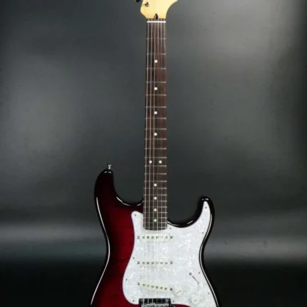 Fender MIJ  Ishubashi FSR Hybrid II Strat Rosewood (Transparent Red Burst)