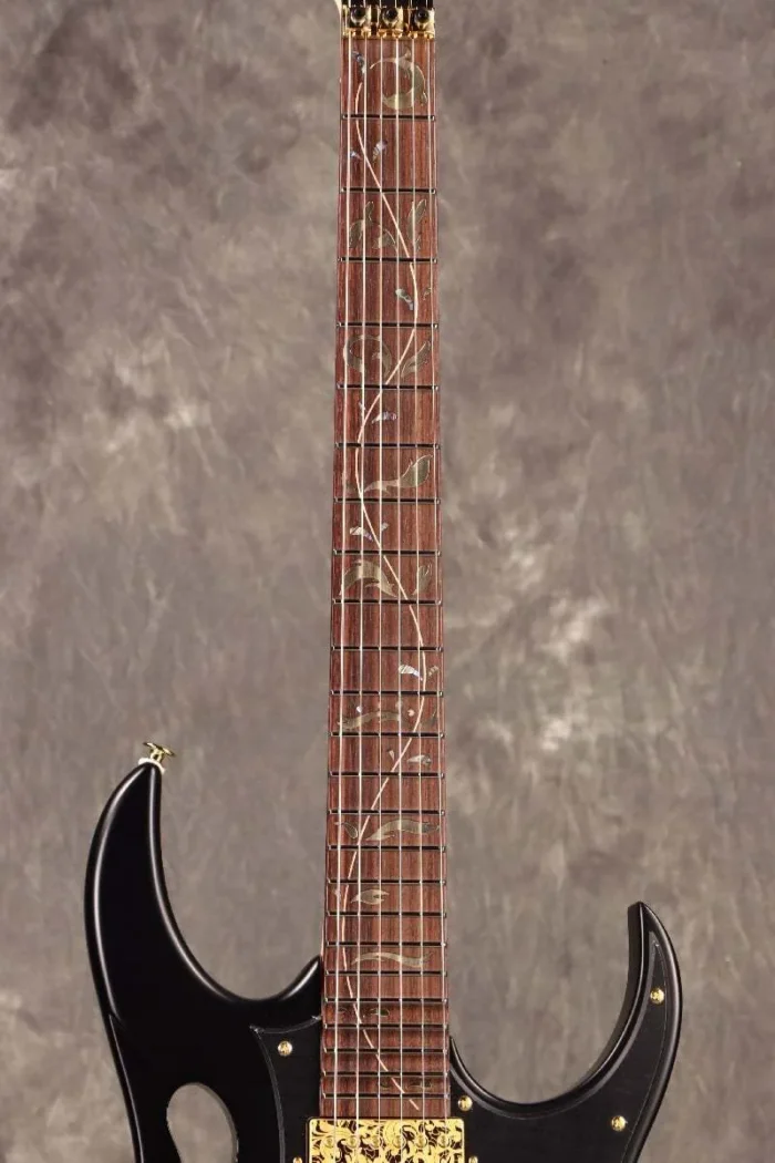 "Ibanez ""Paradise in Art"" Steve Vai signature PIA3761 Onyx Black Ibanez" - Image 10