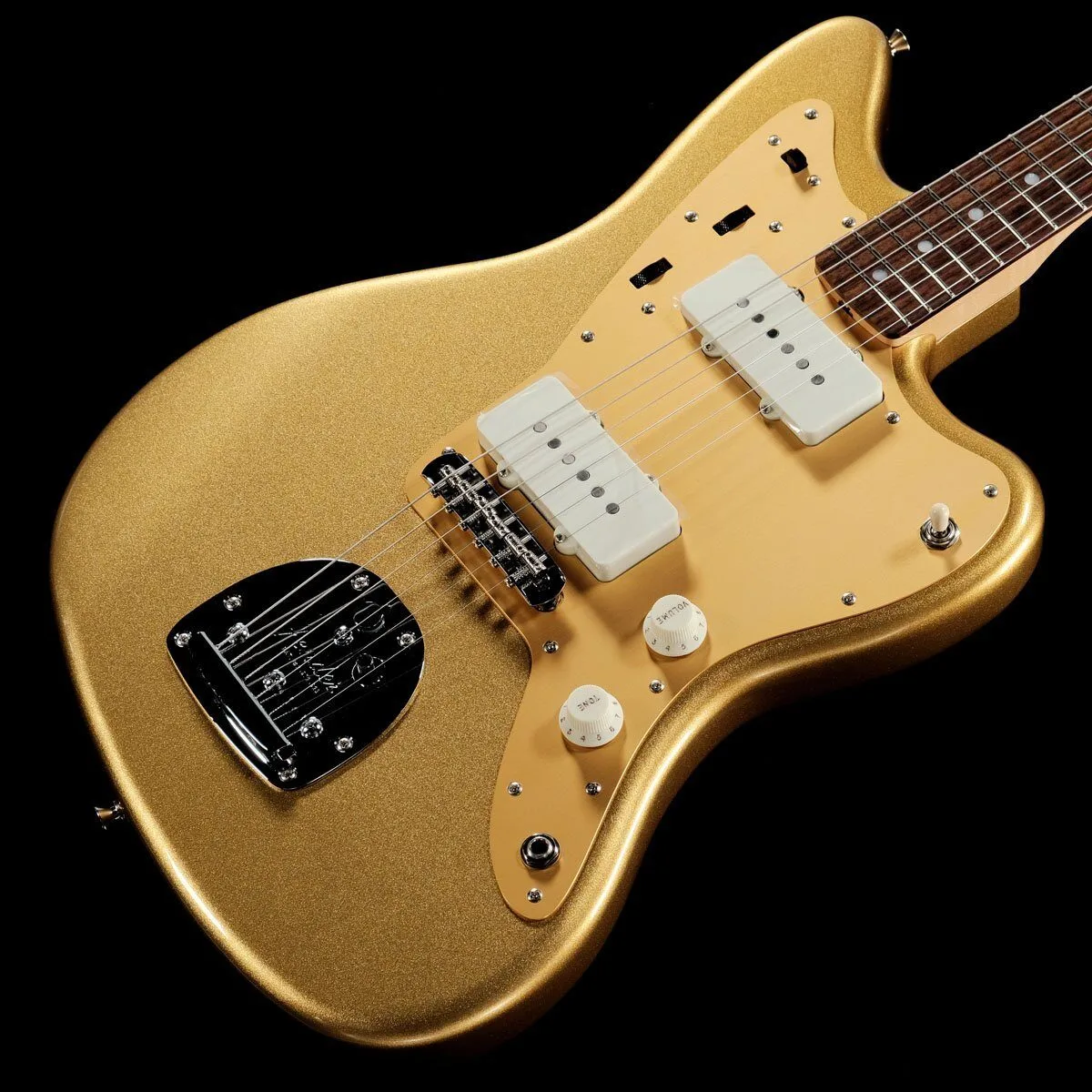578c70272a10f7d4e93a3c3f5f6a74af661990 Fender Jazzmaster FSR MIJ Traditional 60s Matching Head Mystic (Aztec Gold) - Image 1