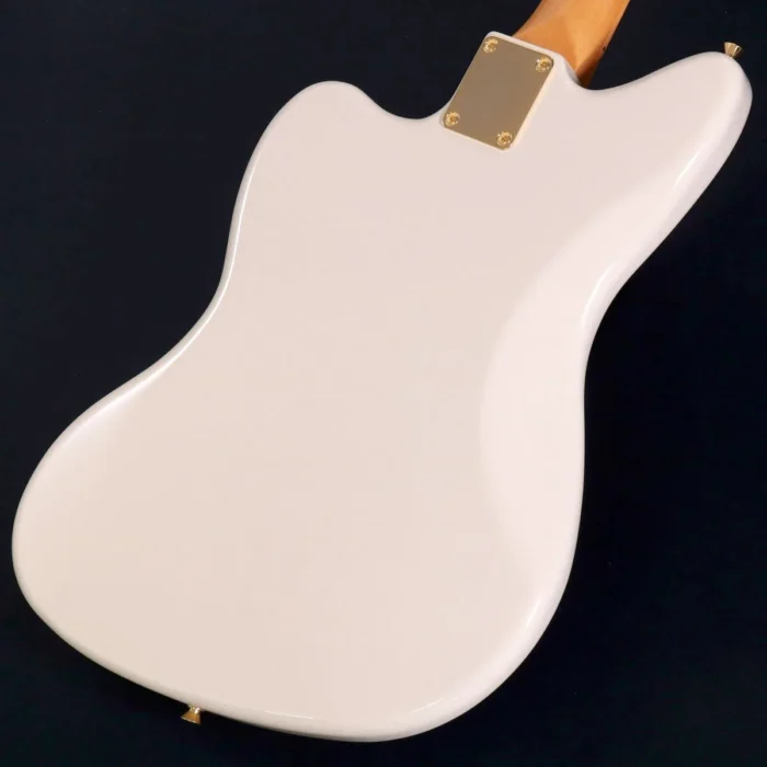 Fender Jazzmaster ISHIBASHI FSR MIJ Traditional 60S Alder Body Desert Sand Gold Hardware (White) - Image 3