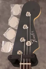 Fender FSR Collection Hybrid II Jazz Bass (Charcoal Frost Metallic) with Matching Head - Image 8