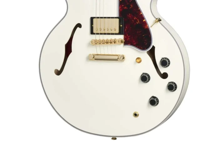 Epiphone Inspired by Gibson Custom 1959 ES-355 (Classic White) with many freebies! - Image 8
