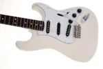Fender Ritchie Blackmore Stratocaster Scalloped Rose Wood fretboard (Olympic White) - Image 7