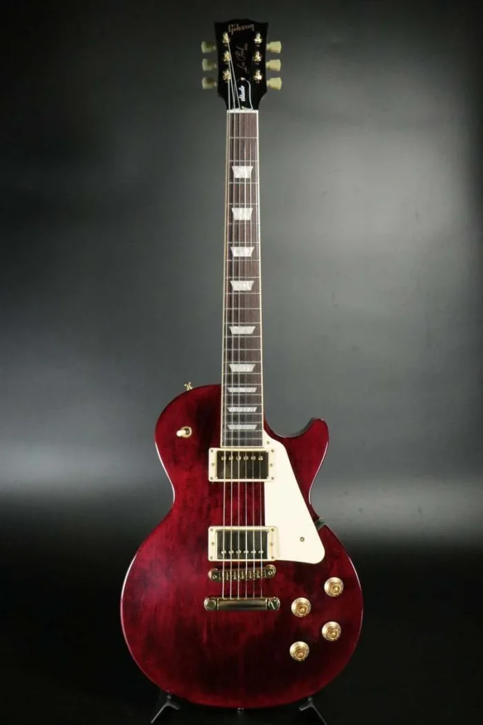 Gibson Exclusive Les Paul Studio with Gold Hardware (Wine Red) - Image 3