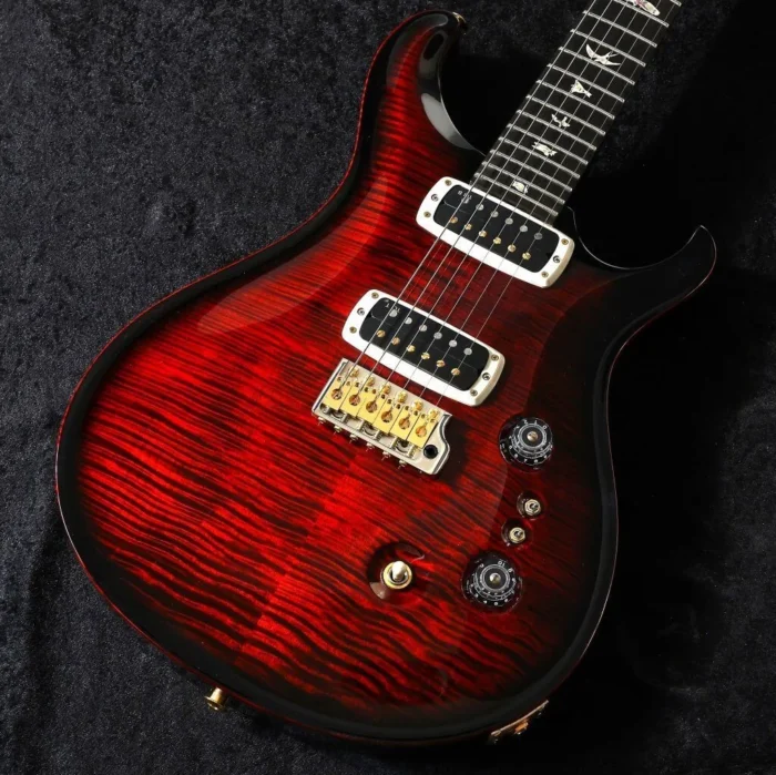 PRS 2025 Custom 24-08 10Top Pattern Thin Neck (Fire Smokeburst) - Image 3