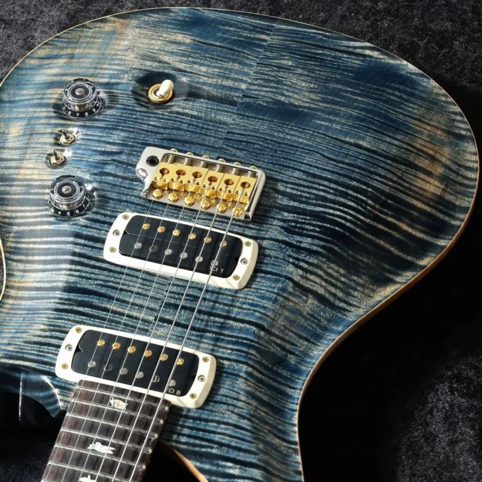PRS 2025 Custom 24-08 10Top Pattern Thin Neck (Faded Whale Blue) - Image 11