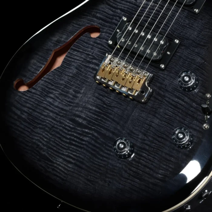 PRS SE Custom 24 Semi-Hollow Piezo (Charcoal Burst) - Image 11