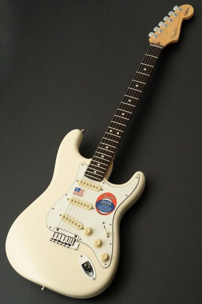 Fender Jeff Beck Stratocaster (Olympic White) - Image 1
