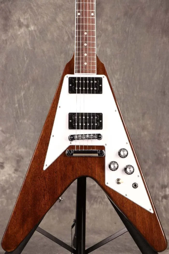 Gibson Exclusive 70s Flying V (Dark Walnut) - Image 6